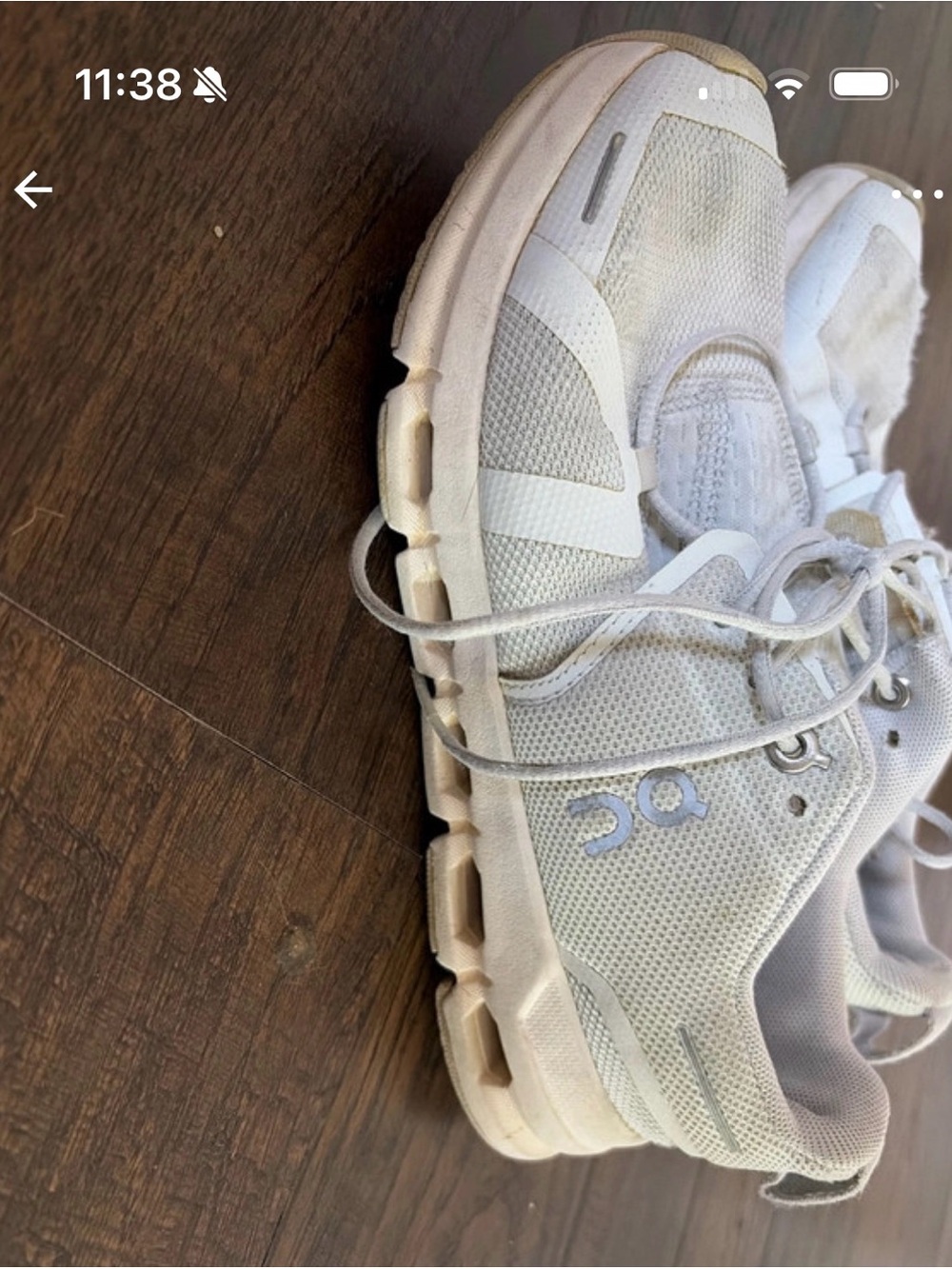 On cloud shoes